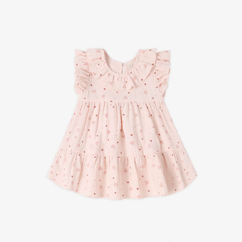 Quincy Mae Charlotte Dress Heart Confetti