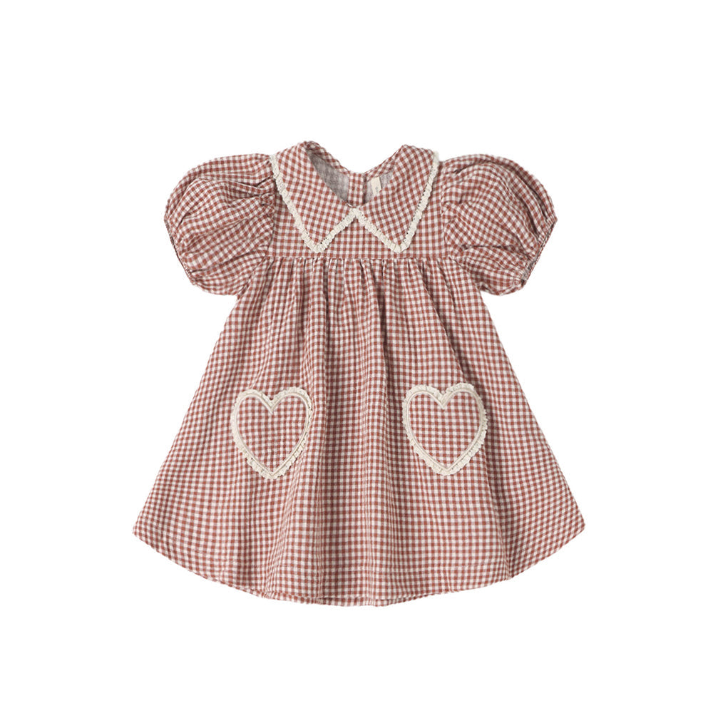 Quincy Mae Coraline Dress Red Gingham