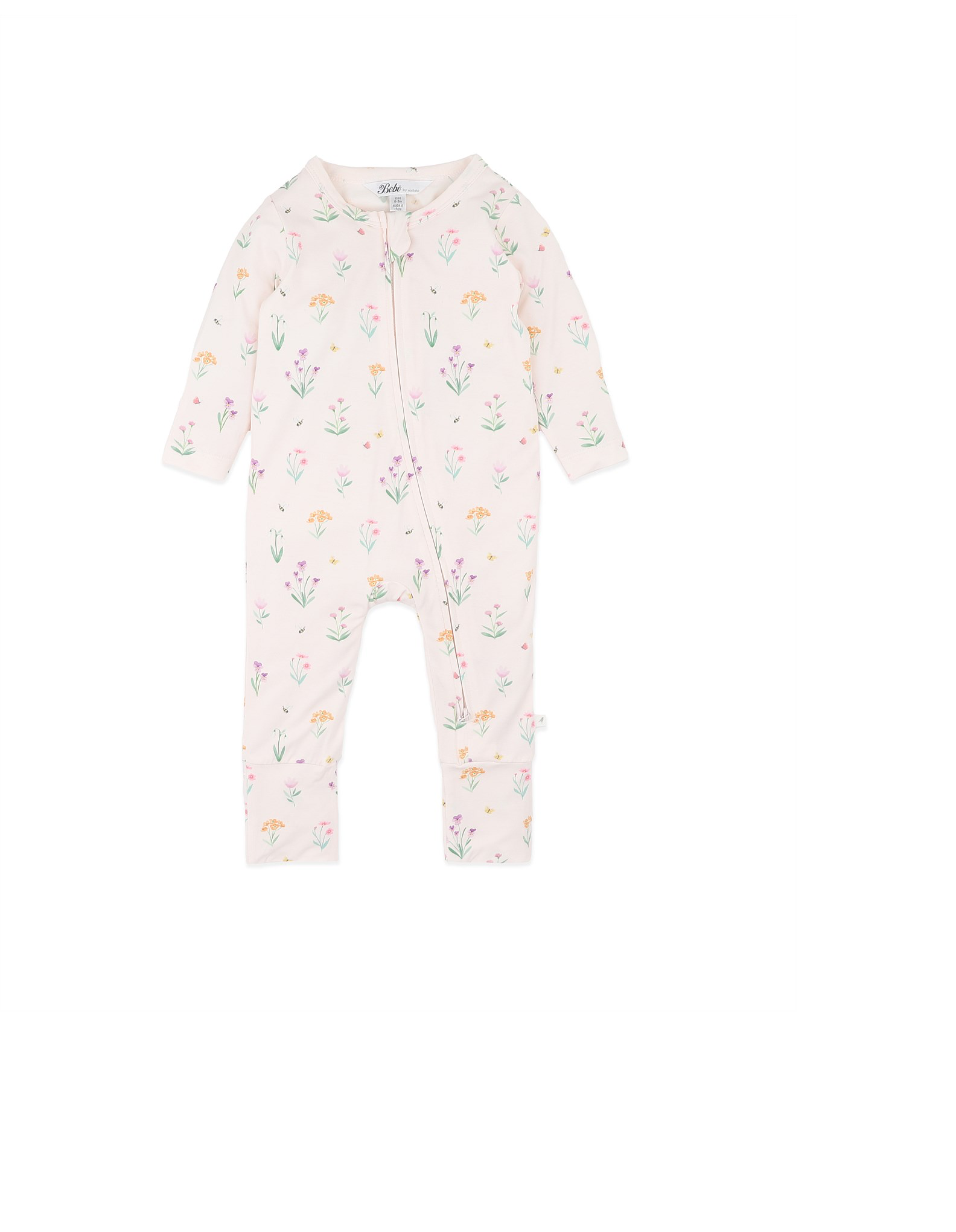 BEBE ELIZA ECOCOSY LS ZIPSUIT