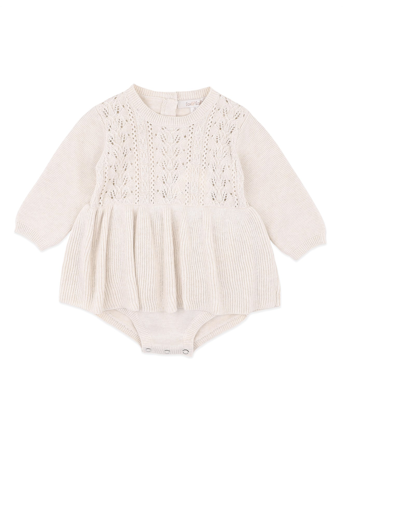 BEBE WILD GARDEN KNITTED OVERLAY BODYSUIT