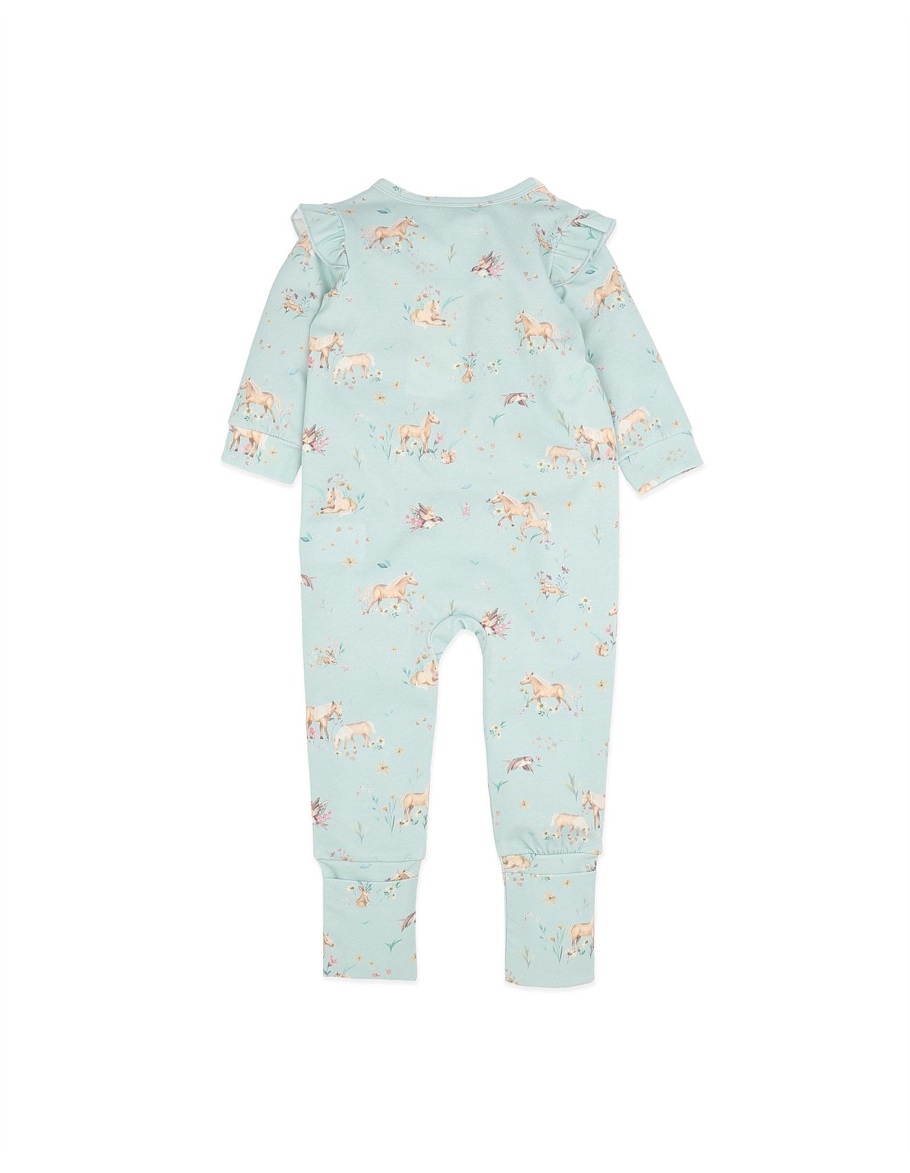 BEBE WINNIE ORGANIC LS ZIPSUIT