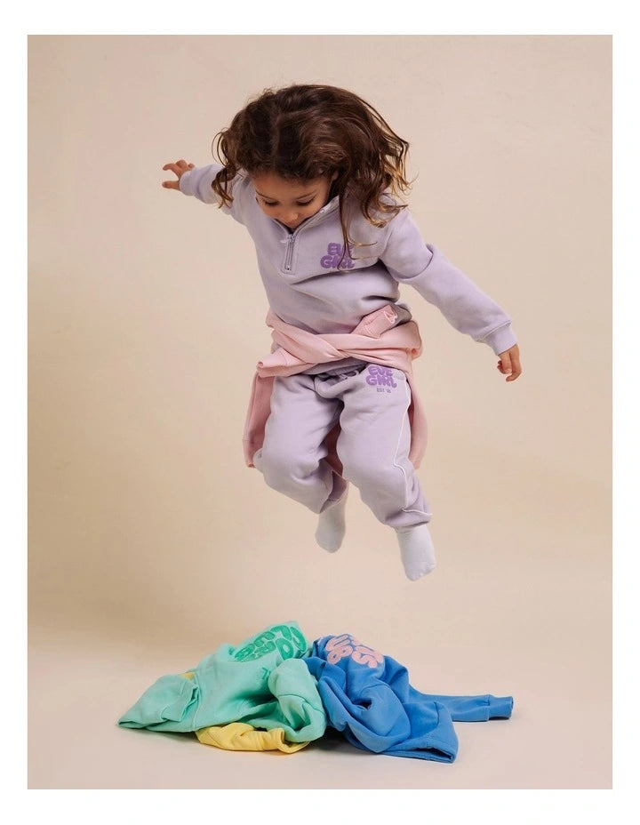 Eve Girl Sports Club Track Pant in Lavender