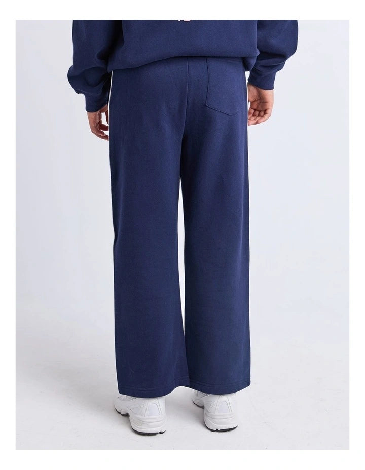 Eve Girl Sports Club Flare Track Pant in Navy