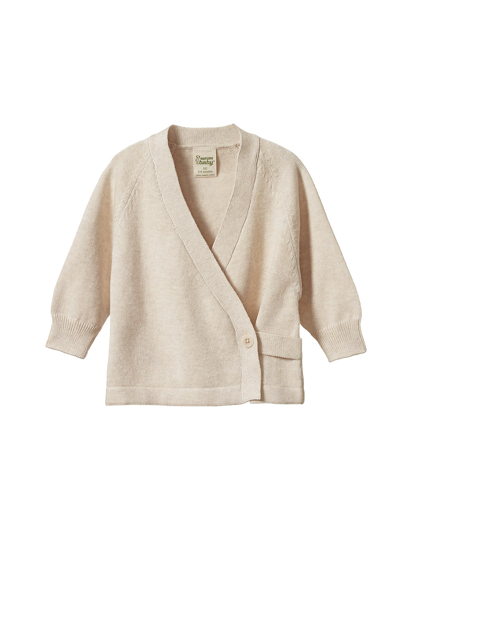 Nature Baby Cecil Cardigan in Oatmeal Marl