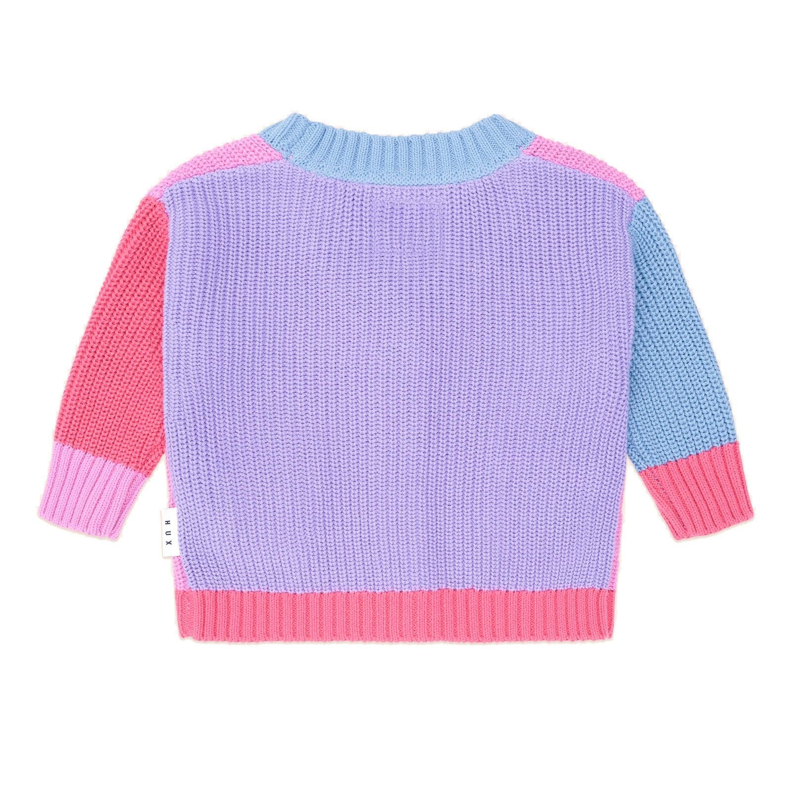 Huxbaby colour block Huxette cardi