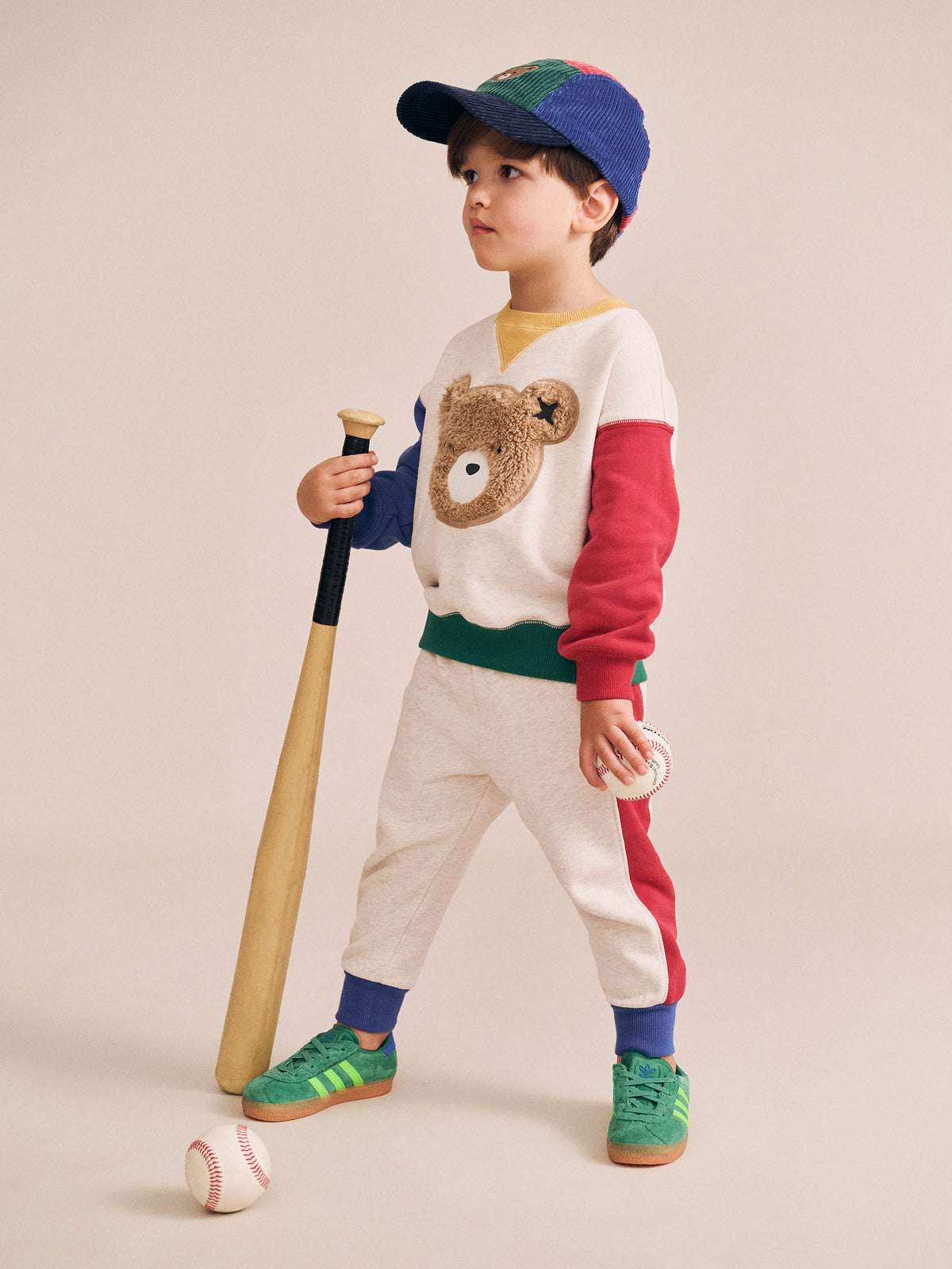 Huxbaby colour block splice trackpant