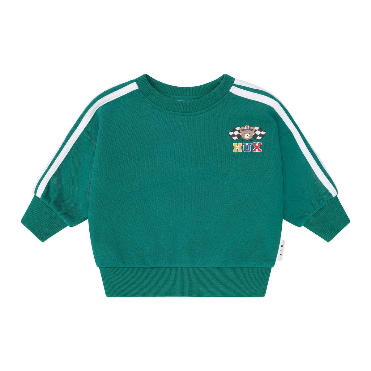 Huxbaby racer stripe sweatshirt