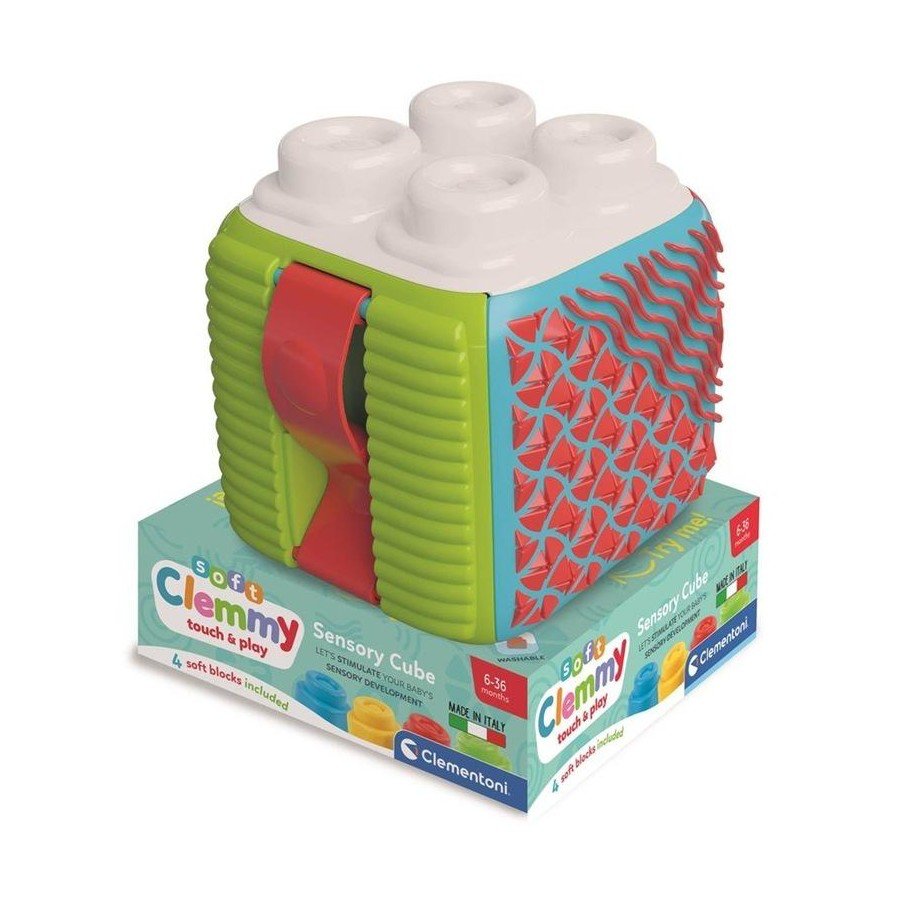 Clementoni - soft clemmy sensory activity cube