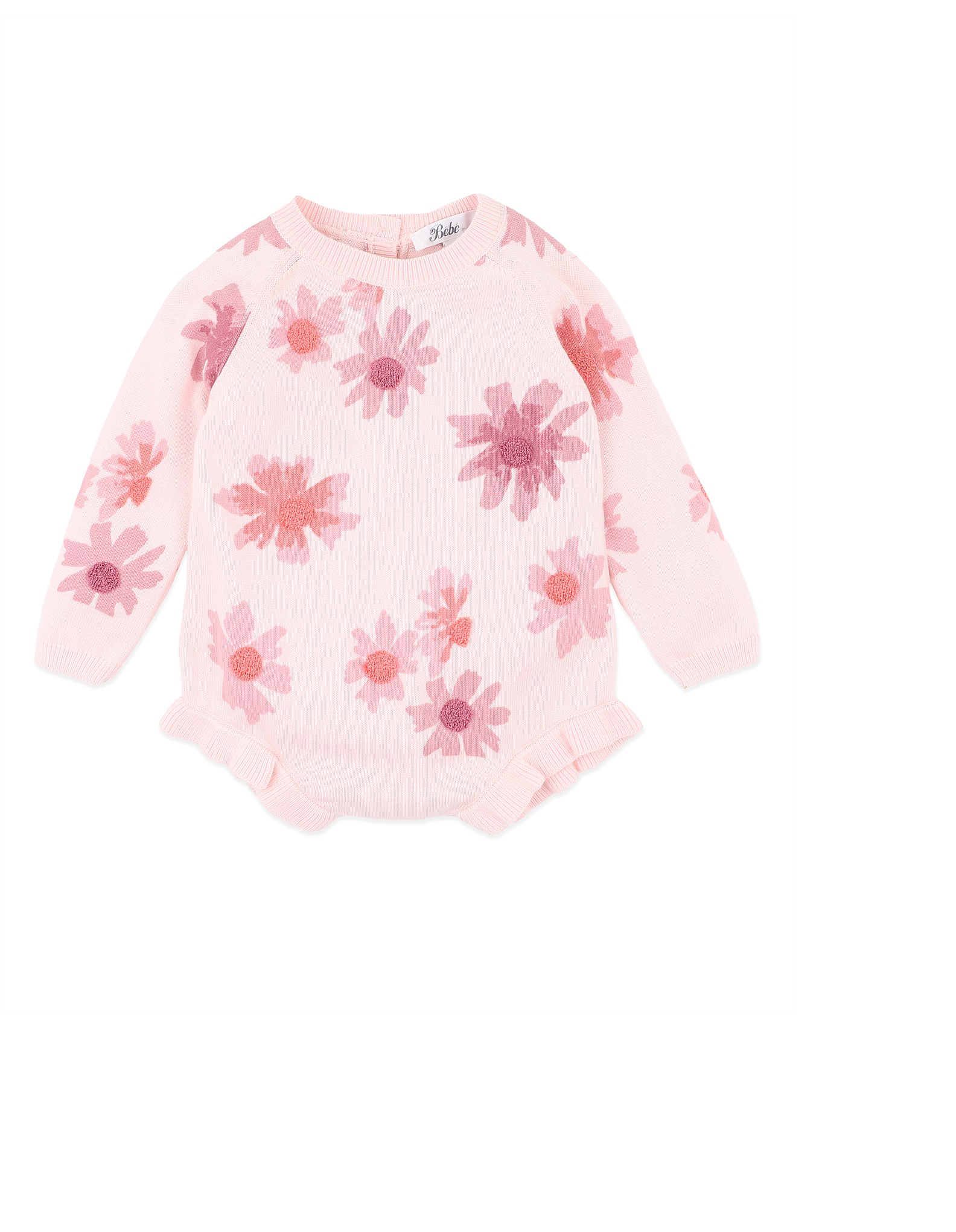 BEBE ORCHARD BLOOM ORGANIC KNITTED BODYSUIT