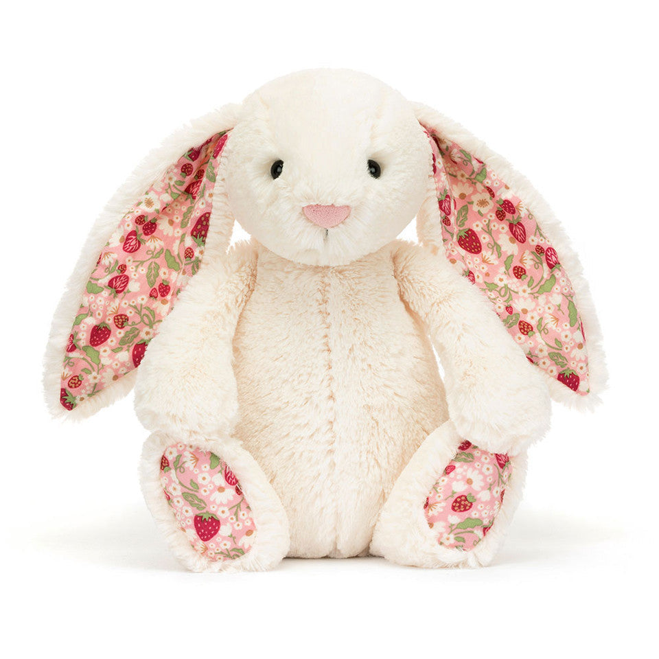 Jellycat blossom cream bunny ‘berry’ original (medium)