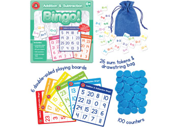 Learning can be fun - Addition and Subtraction Bingo
