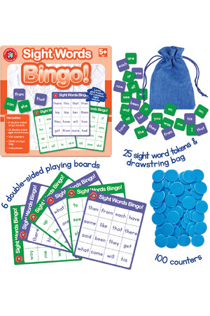Learning can be fun - sight words bingo
