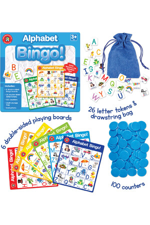 Learning can be fun - alphabet bingo