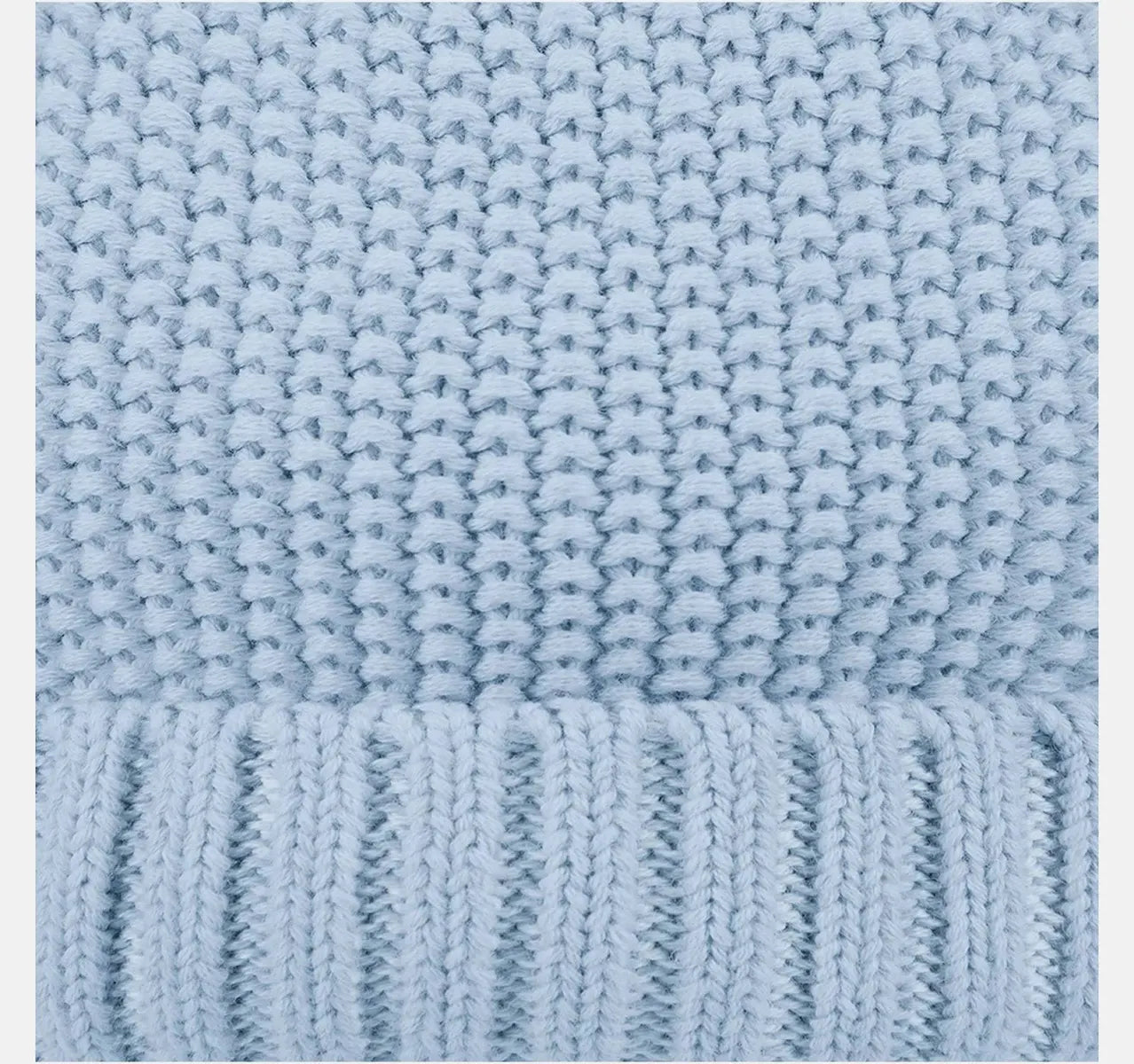 Organic beanie bobby bluebell in blue