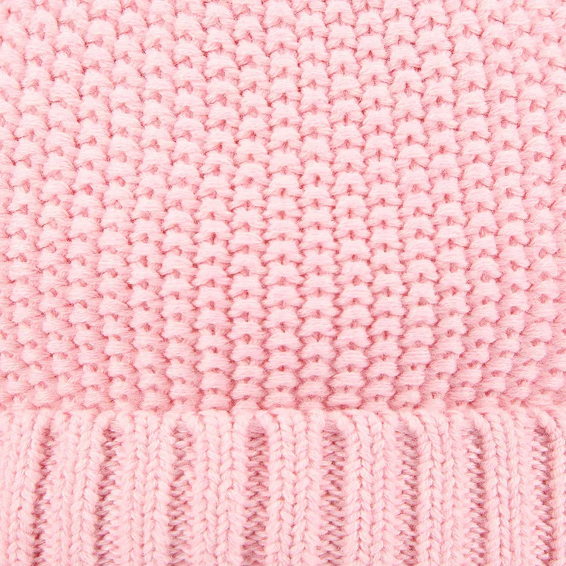 Organic beanie bobby in misty rose