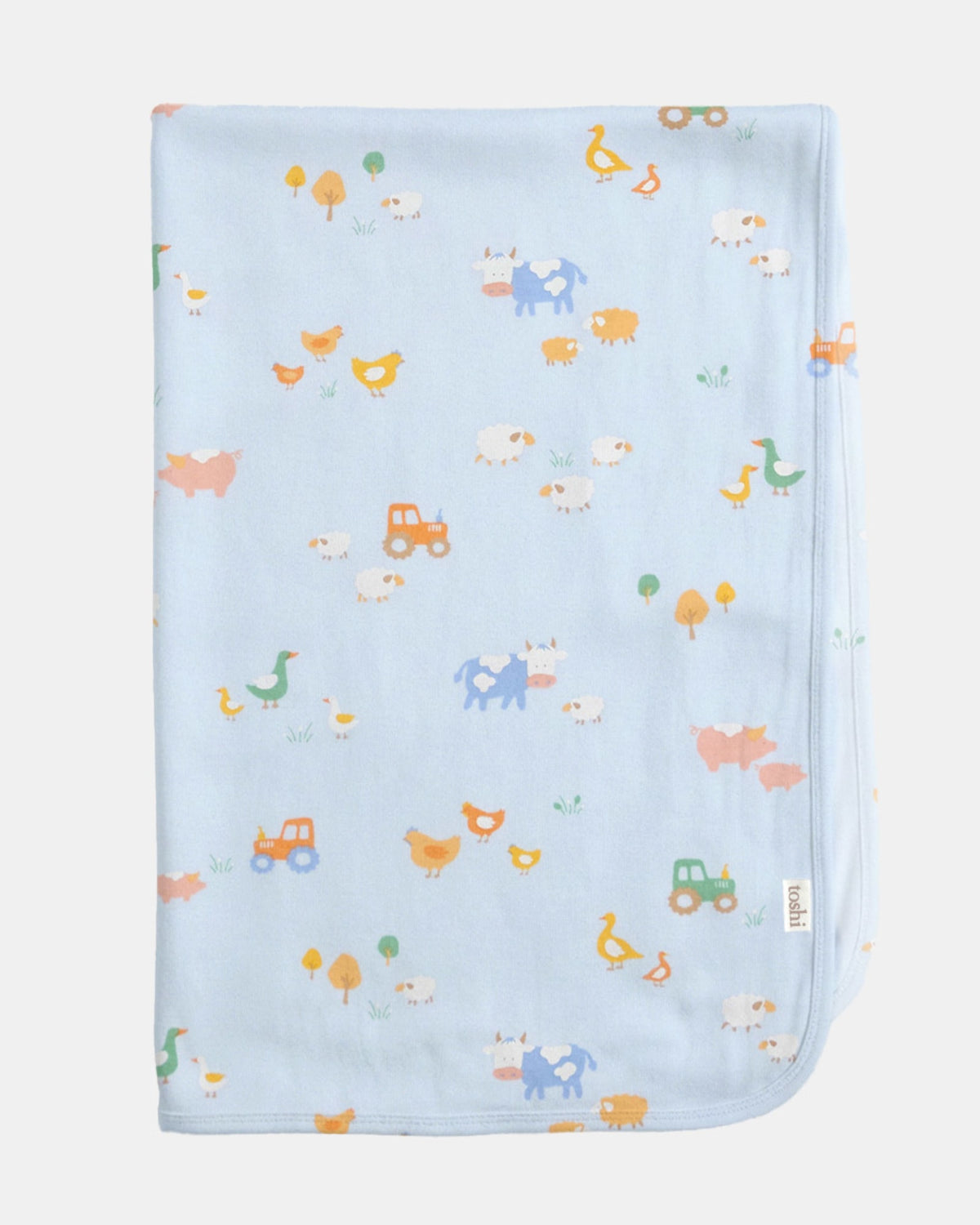 Toshi Baby Wrap Knit Classic in farm buddies