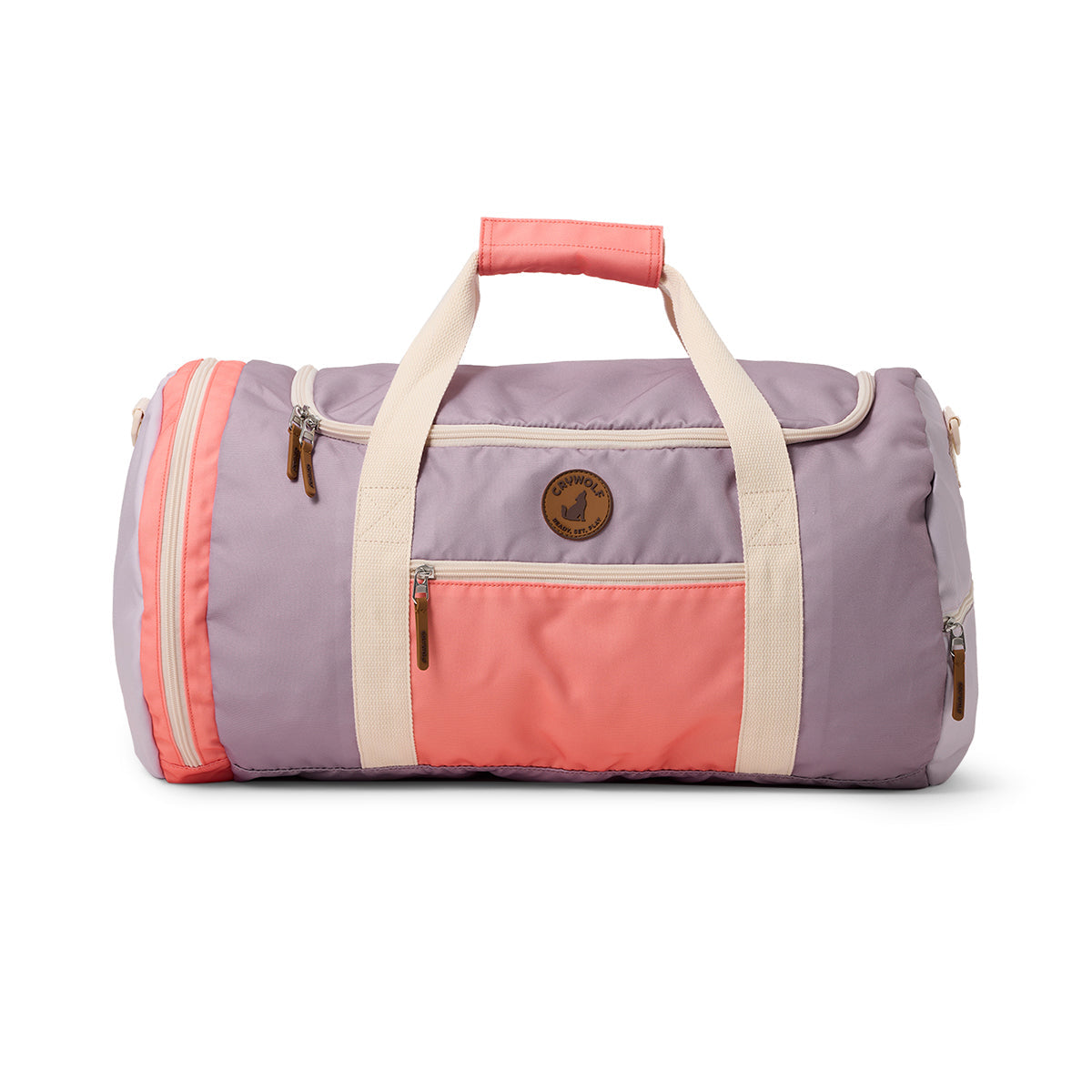 Crywolf packable duffel in heather colourblock