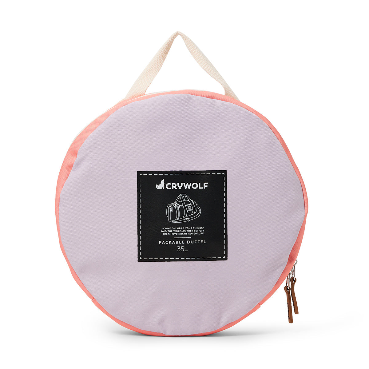 Crywolf packable duffel in heather colourblock