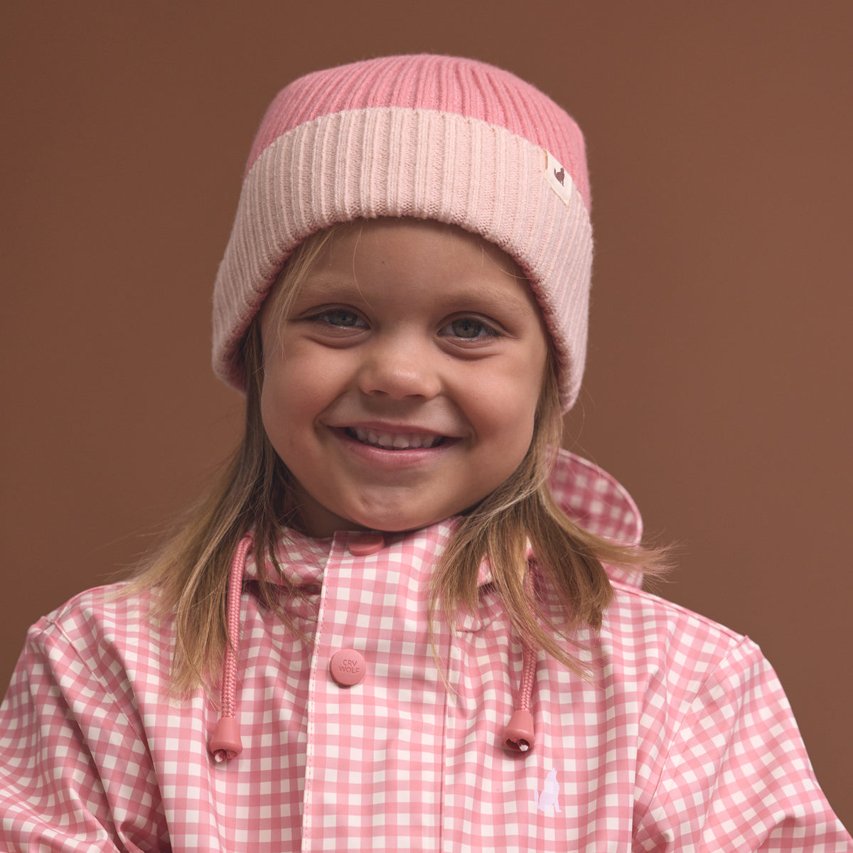 Crywolf tasman beanie in rose