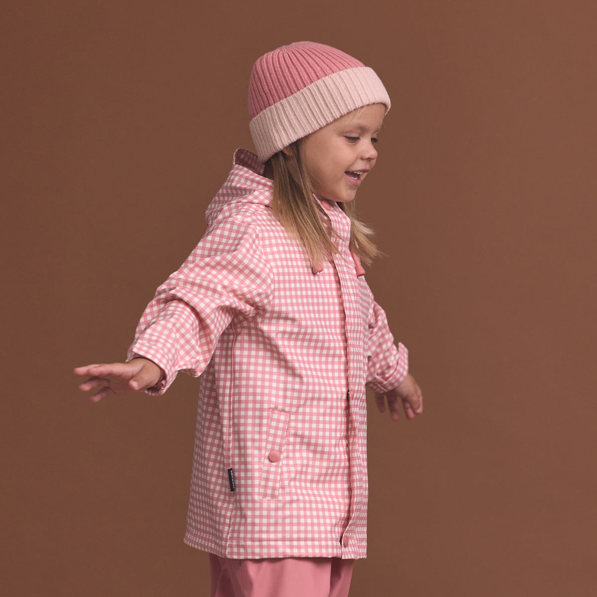 Crywolf tasman beanie in rose