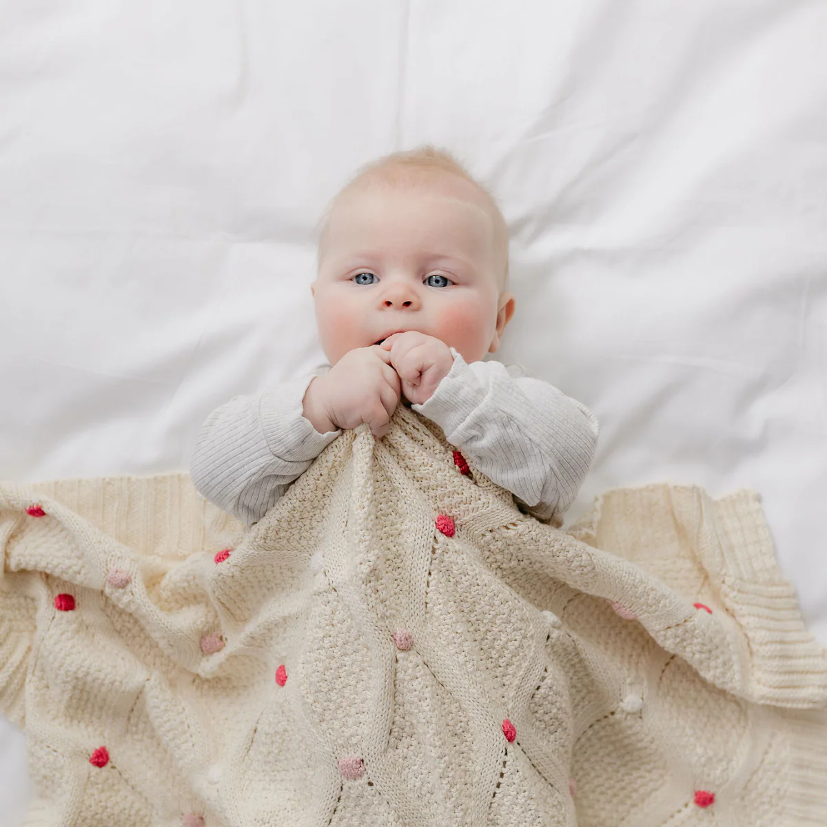 di LUSSo living baby blankets - Pink dots