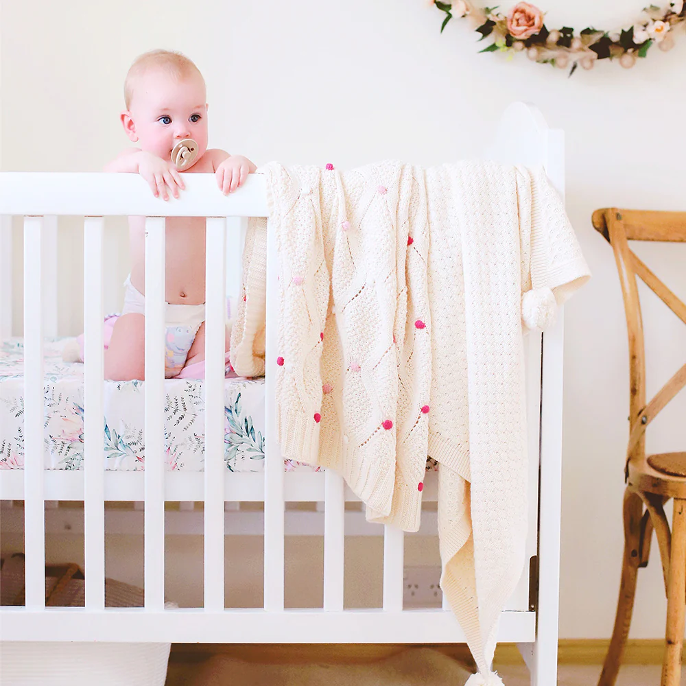 di LUSSo living baby blankets - Pink dots