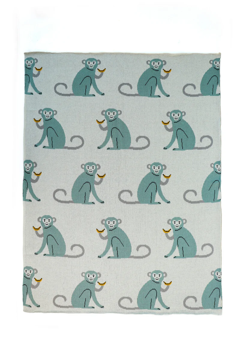 di LUSSo living baby blankets - Monkey