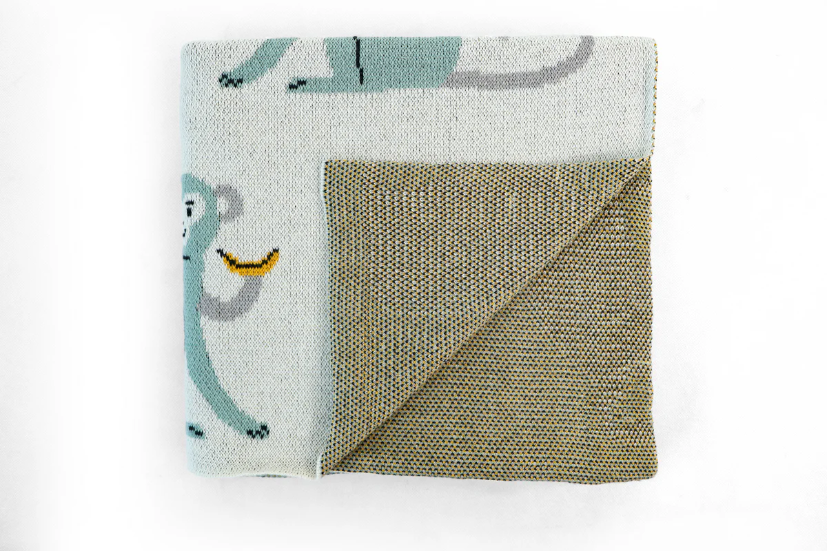 di LUSSo living baby blankets - Monkey