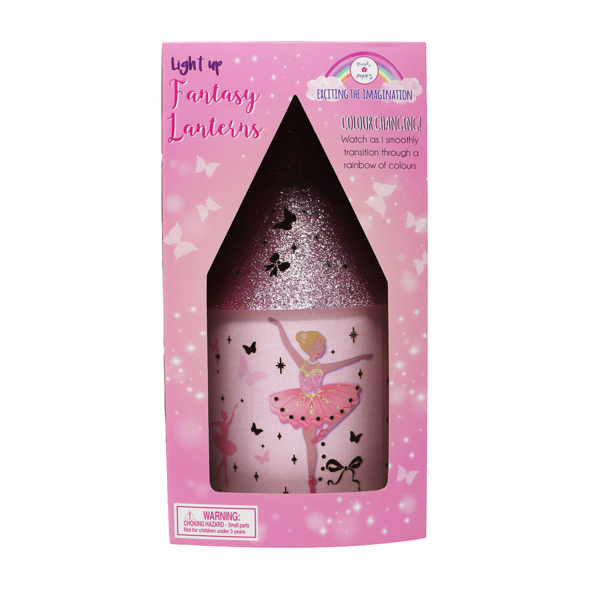 Pink Poppy Ballerina LED Colour Changing Nightlight