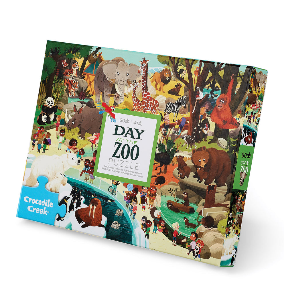 Crocodile Creek day at the museum puzzle 60pc - zoo