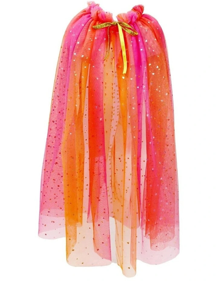 Pink Poppy Fairy Sparkle Cape