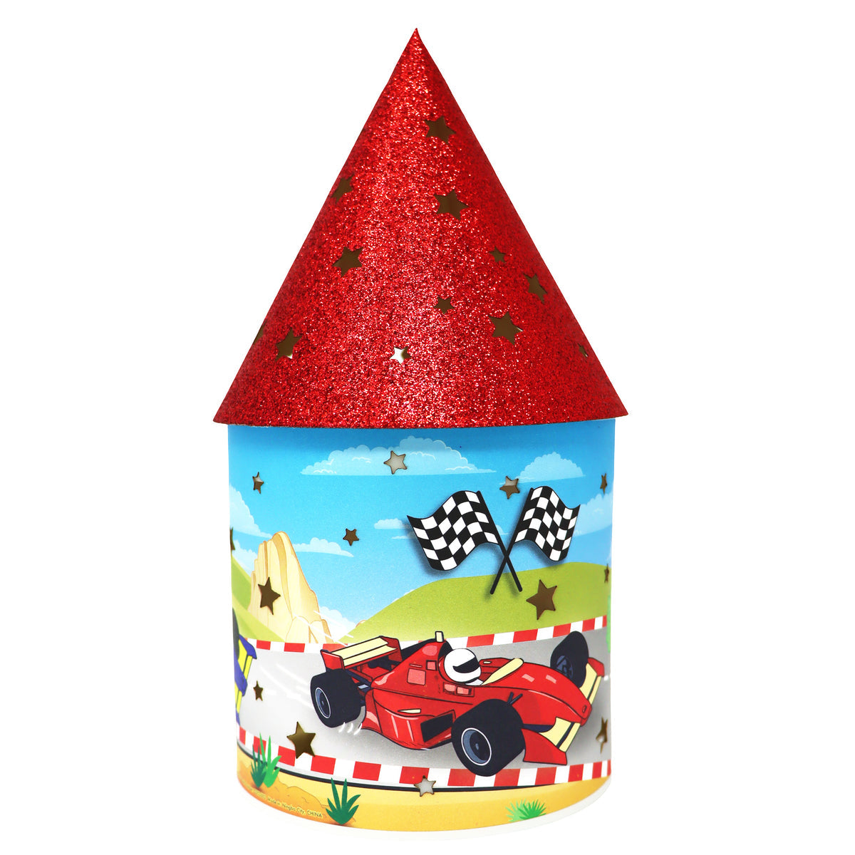 Pink Poppy Racing Cars LED Colour Changing Lantern