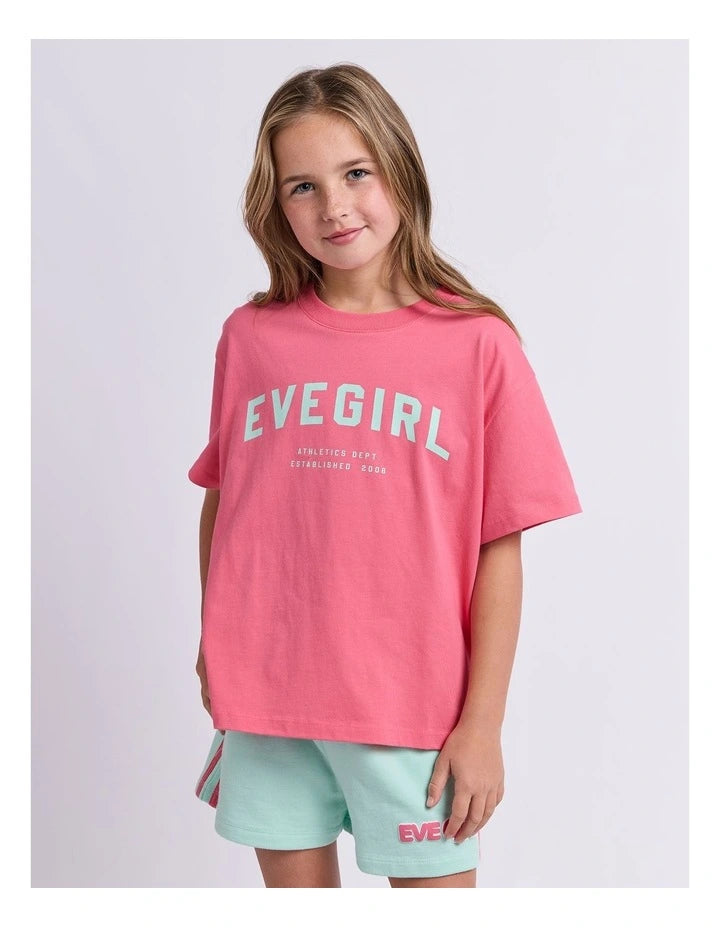 Eve Girl Motion Tee in Rose