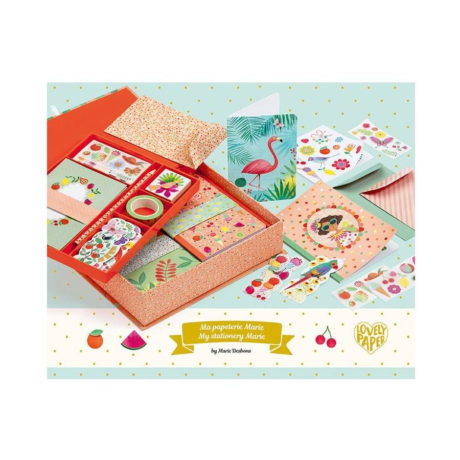 Djeco Marie stationery box set