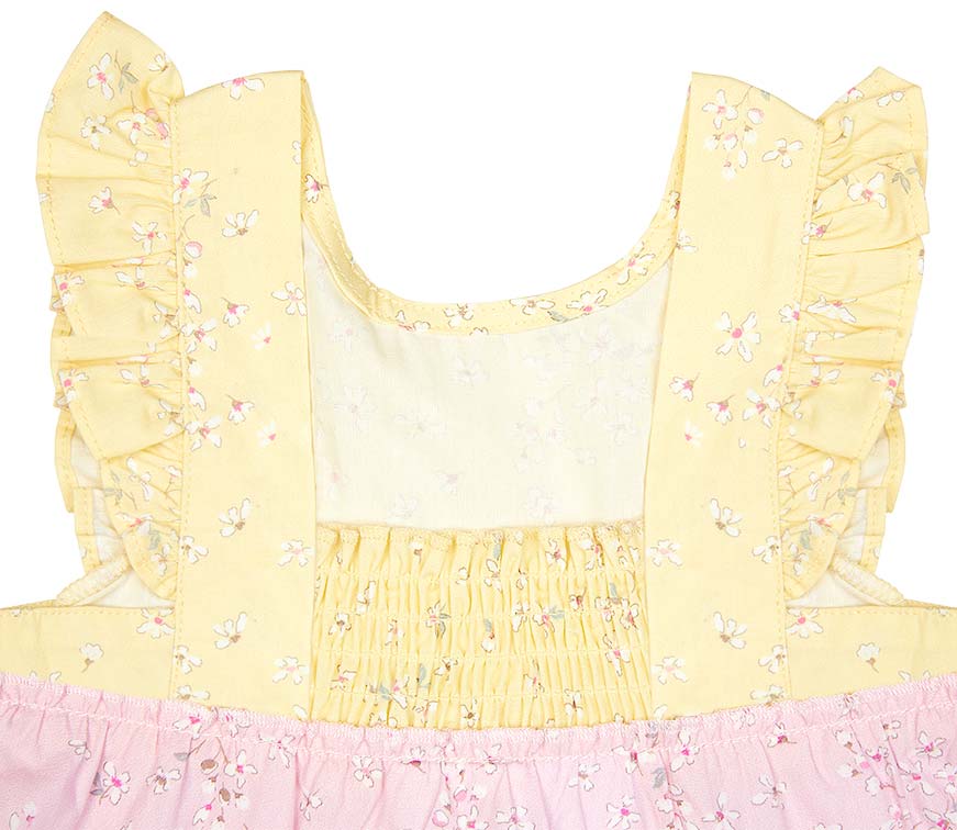 Toshi Nina baby tiered dress in multi colours