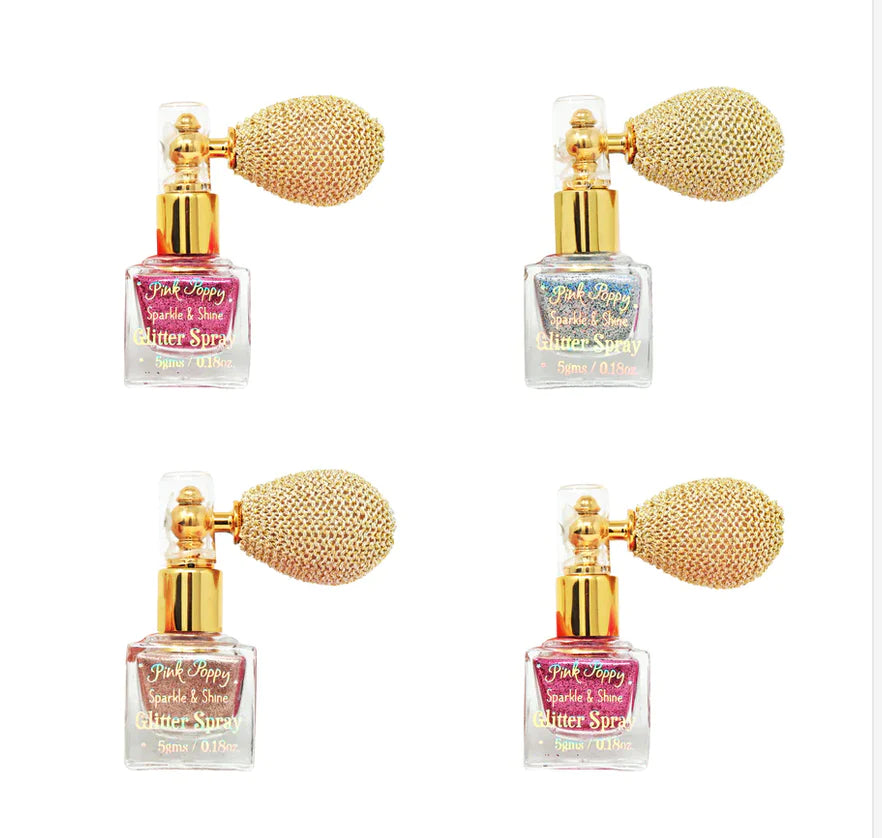 Pink Poppy Glitter Body Spray 5ml