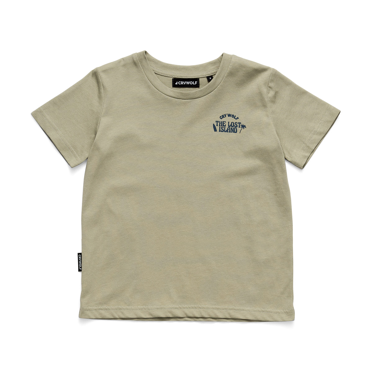 Crywolf T-Shirt lost island in sage