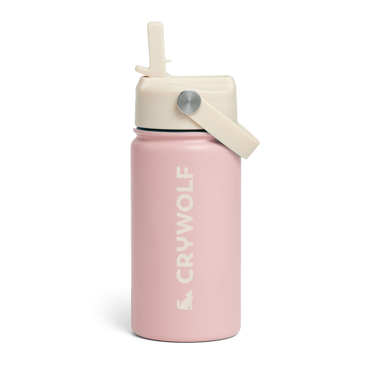 Crywolf drink bottle in Blush Pink