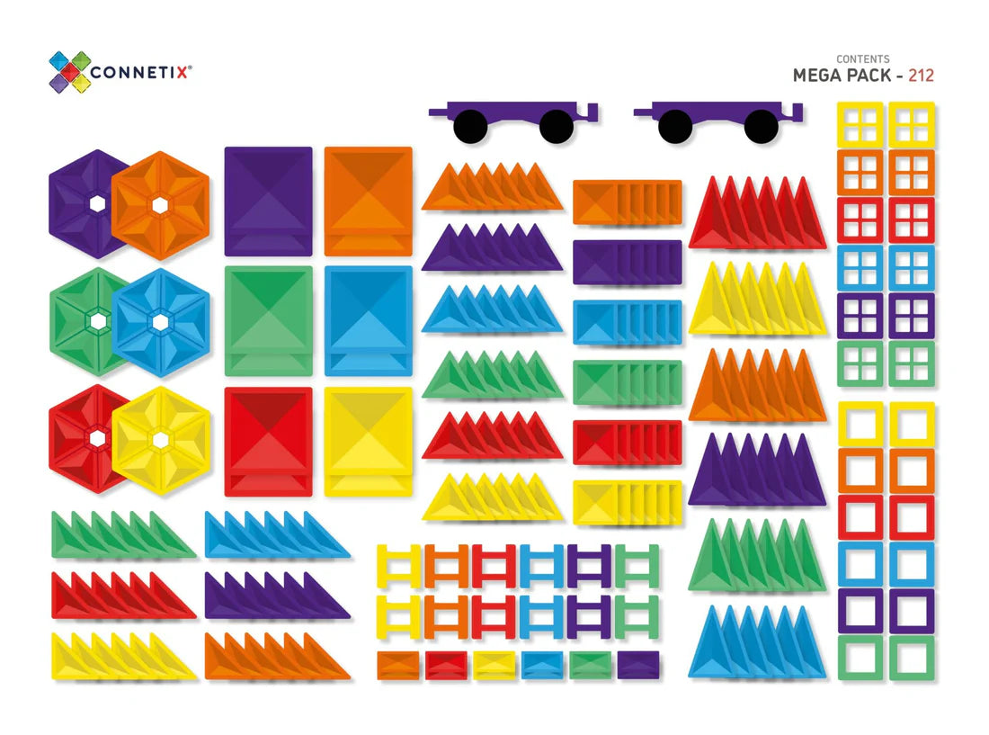 Connetix 212 pc Rainbow Mega Pack