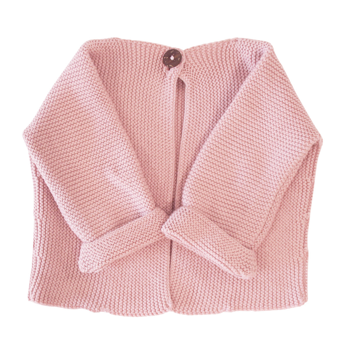 Alimrose Knit Baby Jacket Petal 0-6 months - front