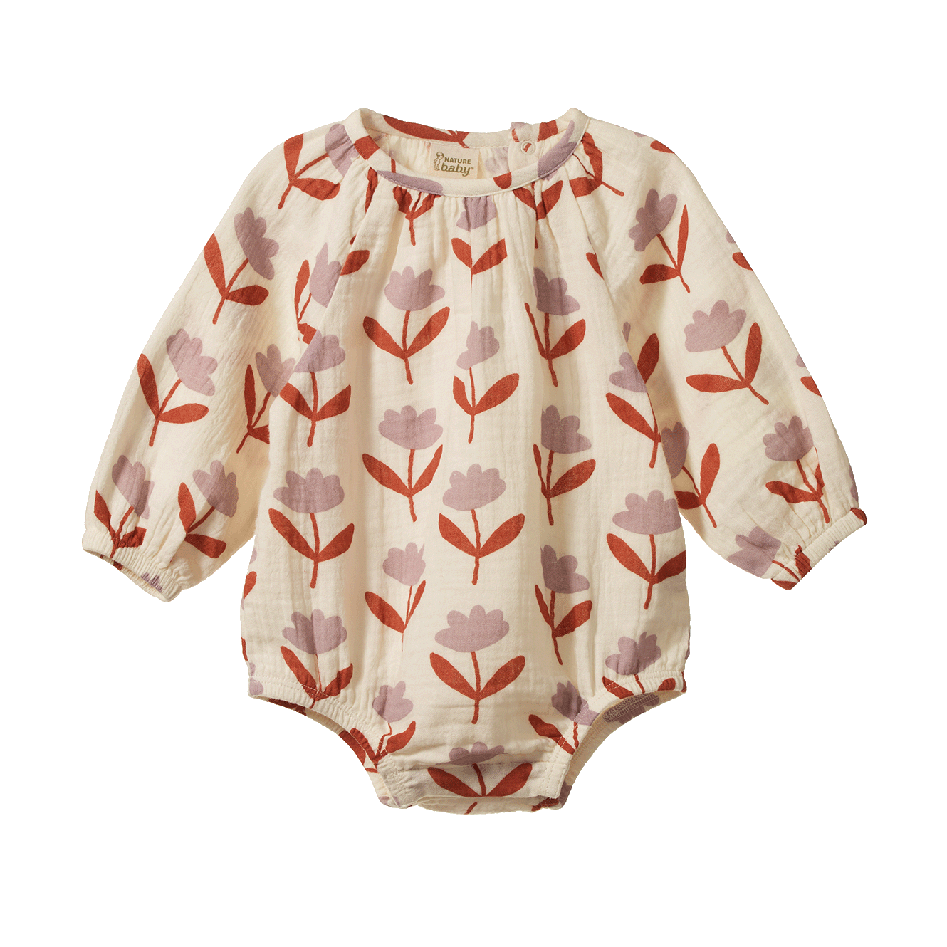 Nature Baby Meadow Bodysuit Muslin - Fleurette