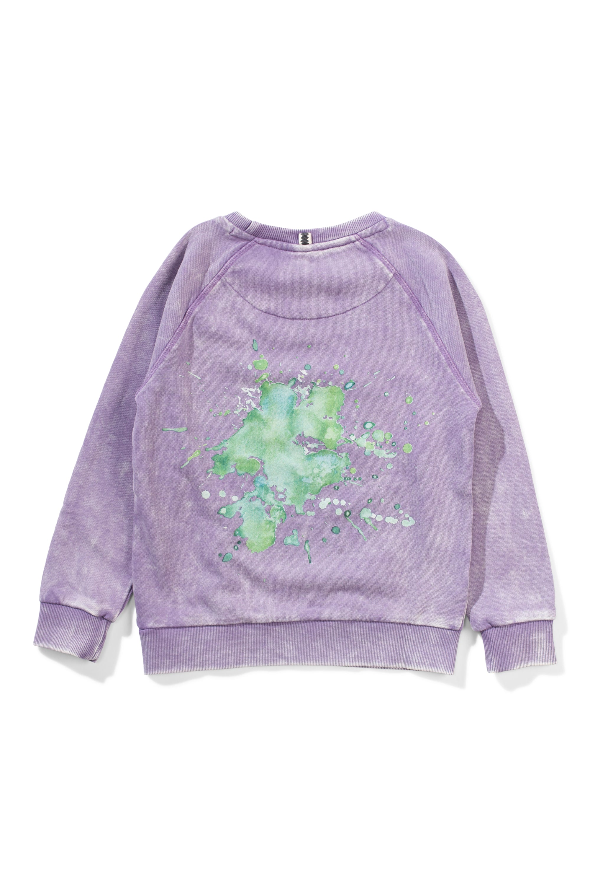 Munster splatted crew in mineral purple