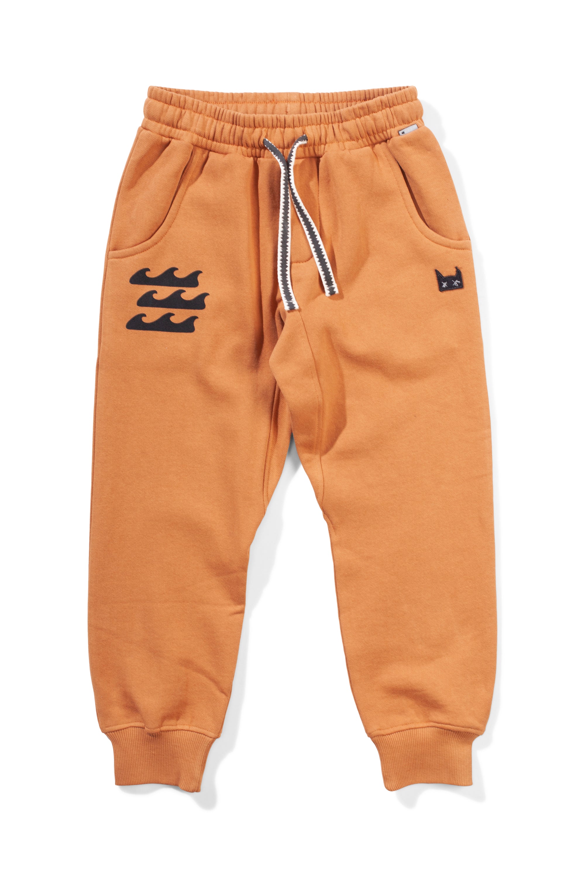 Munster Kids lessgo trackpant Almond in orange