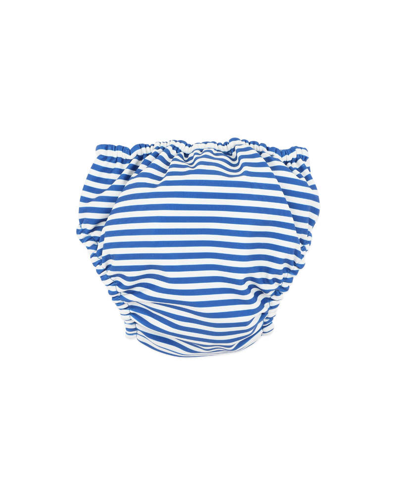 Minihaha Bodhi Stripe Aqua Nappy - Nautical Stripe