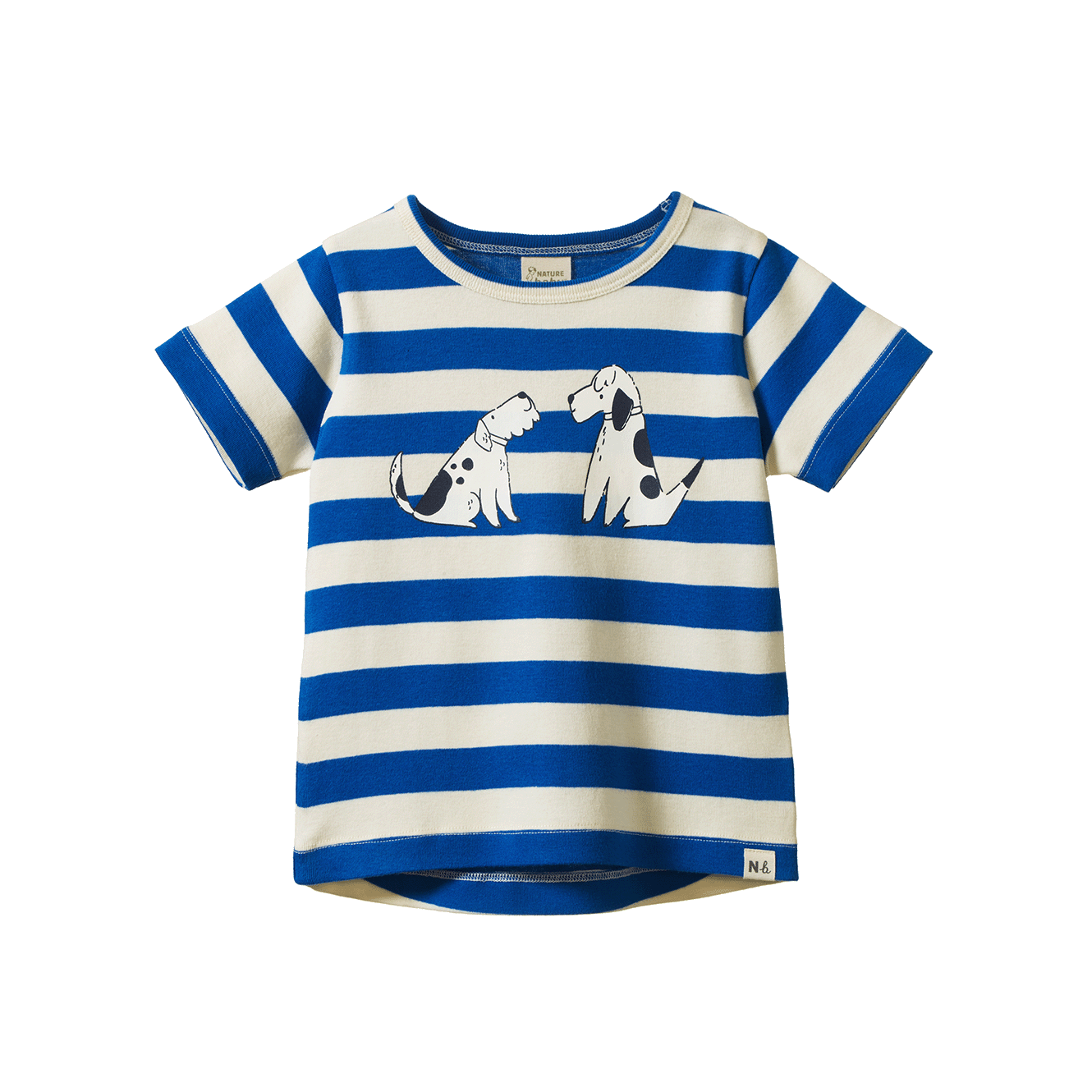 Nature Baby River Tee - Dog Walk Blue Print