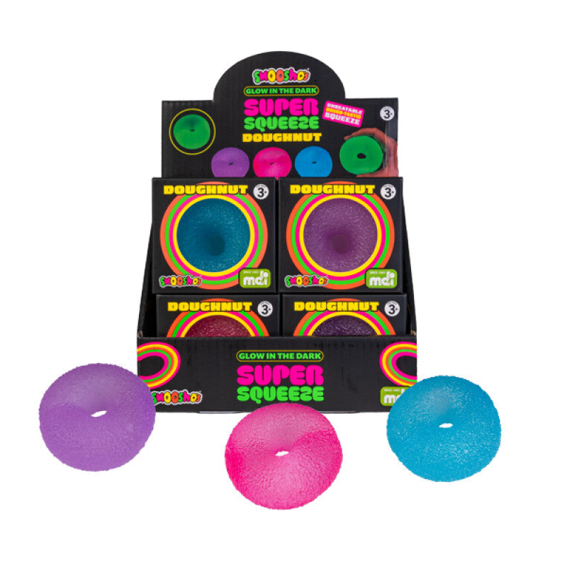 Smoosho's Super Squishy Doughnut - Glow in the Dark