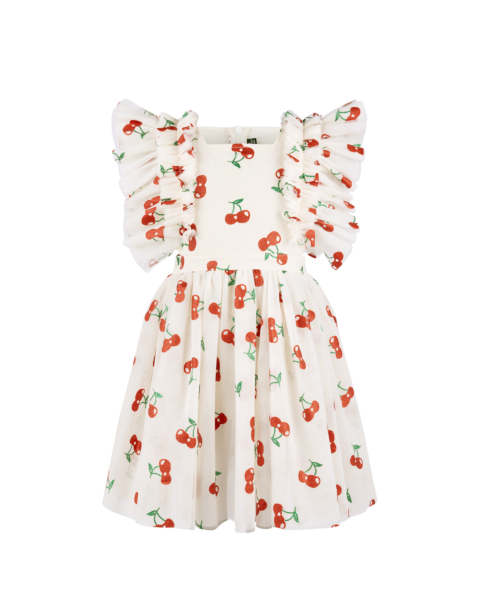 Rock Your Baby cherry tulle party dress in cream
