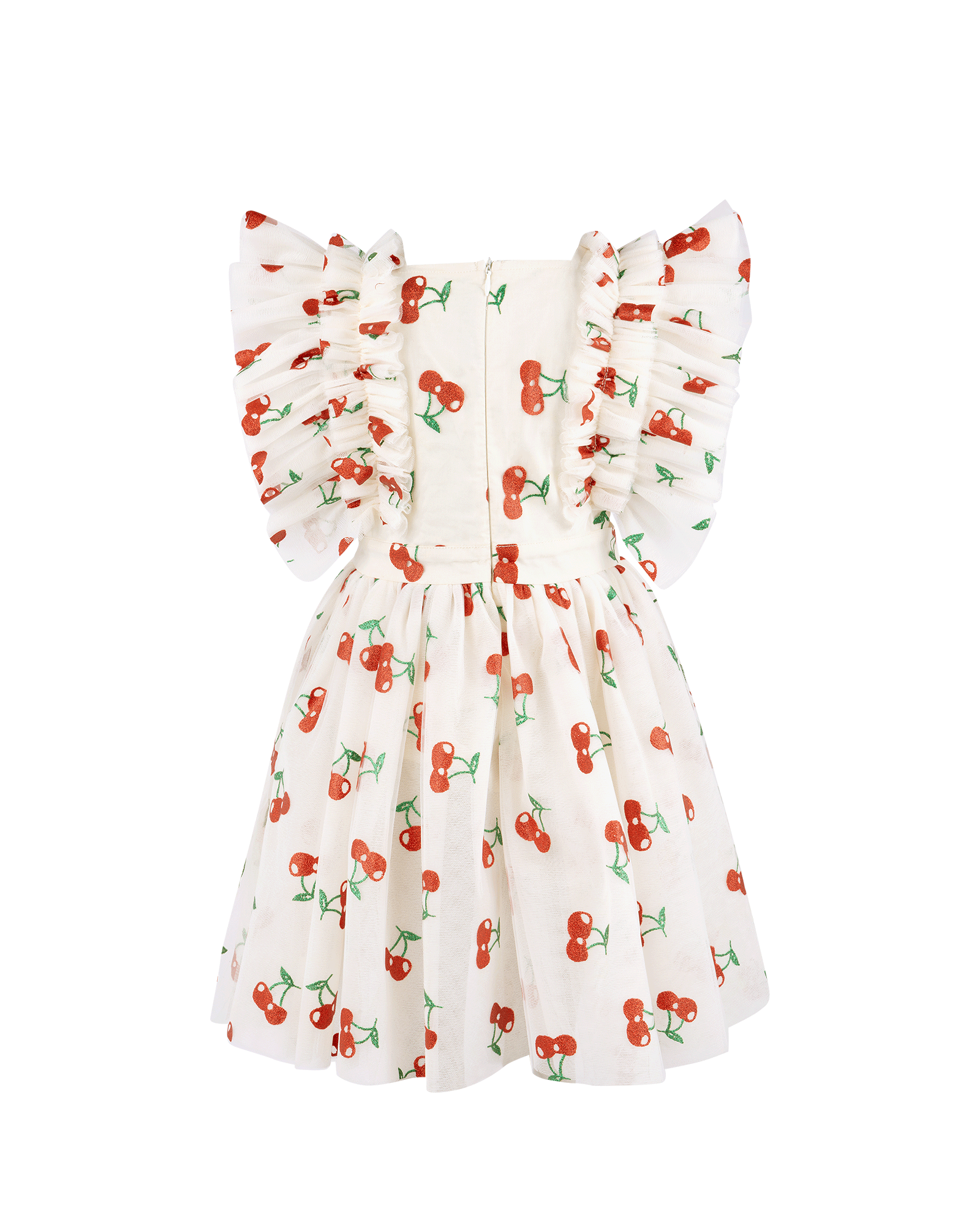Rock Your Baby cherry tulle party dress in cream