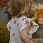 Nature Baby Tilly Suit - Flora Stamp Print