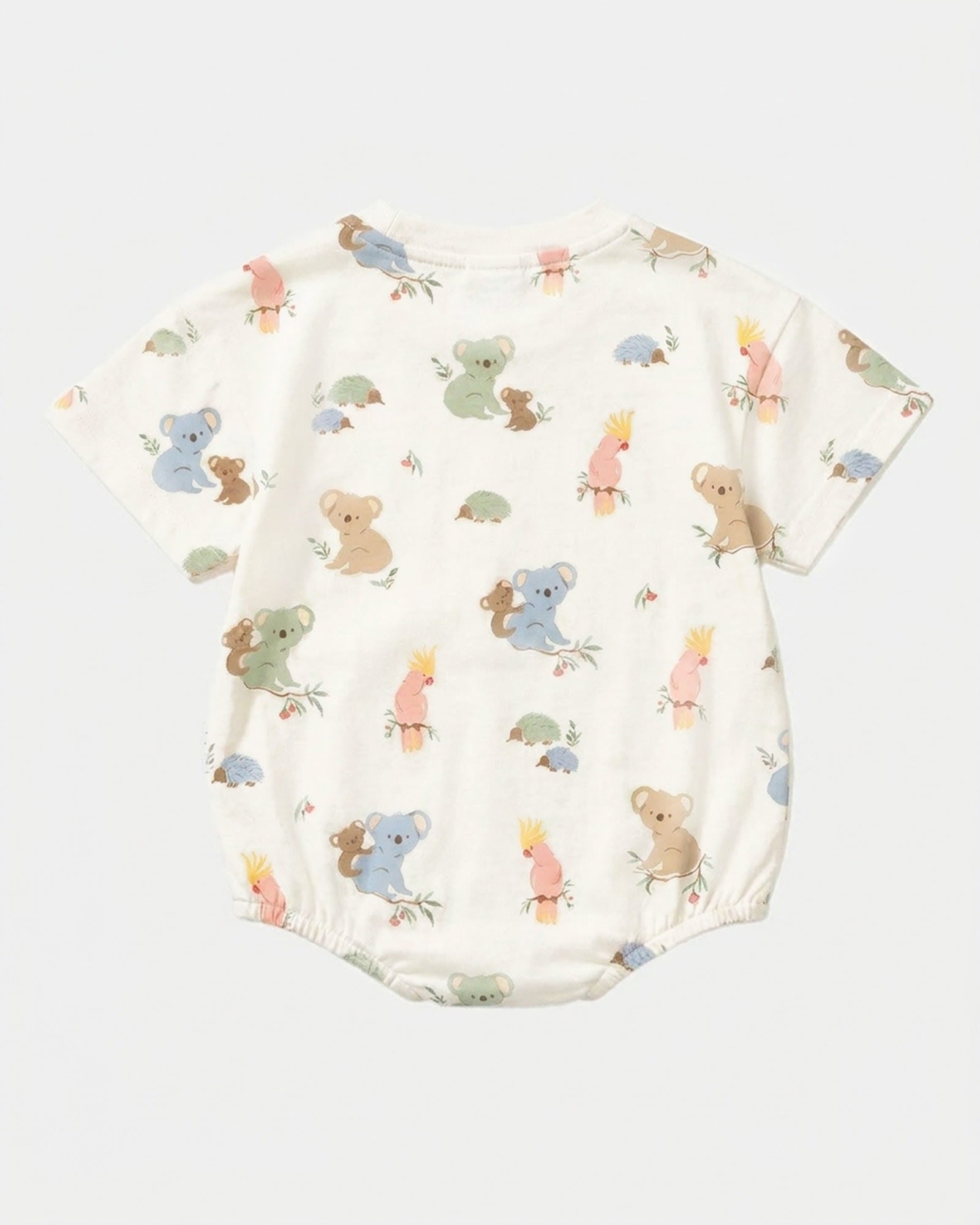 Toshi Onesie S/S Bubble Arcadia Gumnut Babies Cloud
